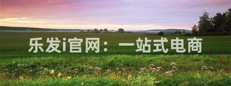 bbin视讯注册网站链接：乐发i官网：一站式电商